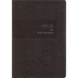 Biblija 16 x 23 cm, ekumeninė, lanksčiais viršeliais 2018 m.