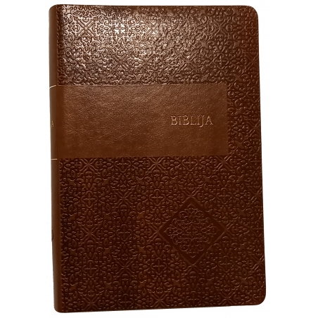 Biblija didelėmis raidėmis 16 x 23 cm, kanoninė lanksčiais viršeliais 2021 m.