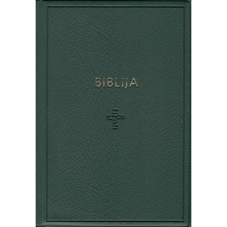 Biblija 12,5 x 18,5 cm, kanoninė, lanksčiais viršeliais